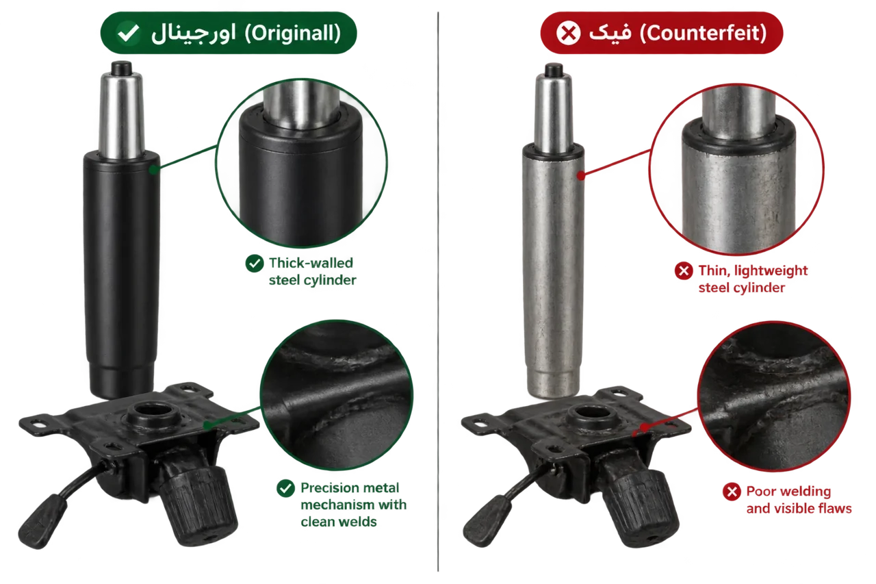 چطور قطعه‌ی اصلی را از نمونه‌ی تقلبی تشخیص دهیم؟